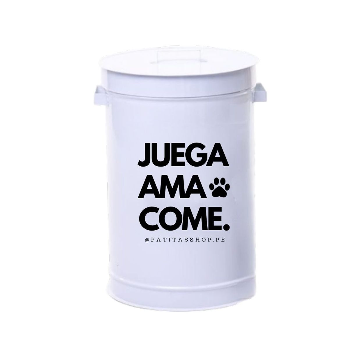 GENERICO - Contenedor de alimentos para Perros y Gatos JUEGA AMA COME