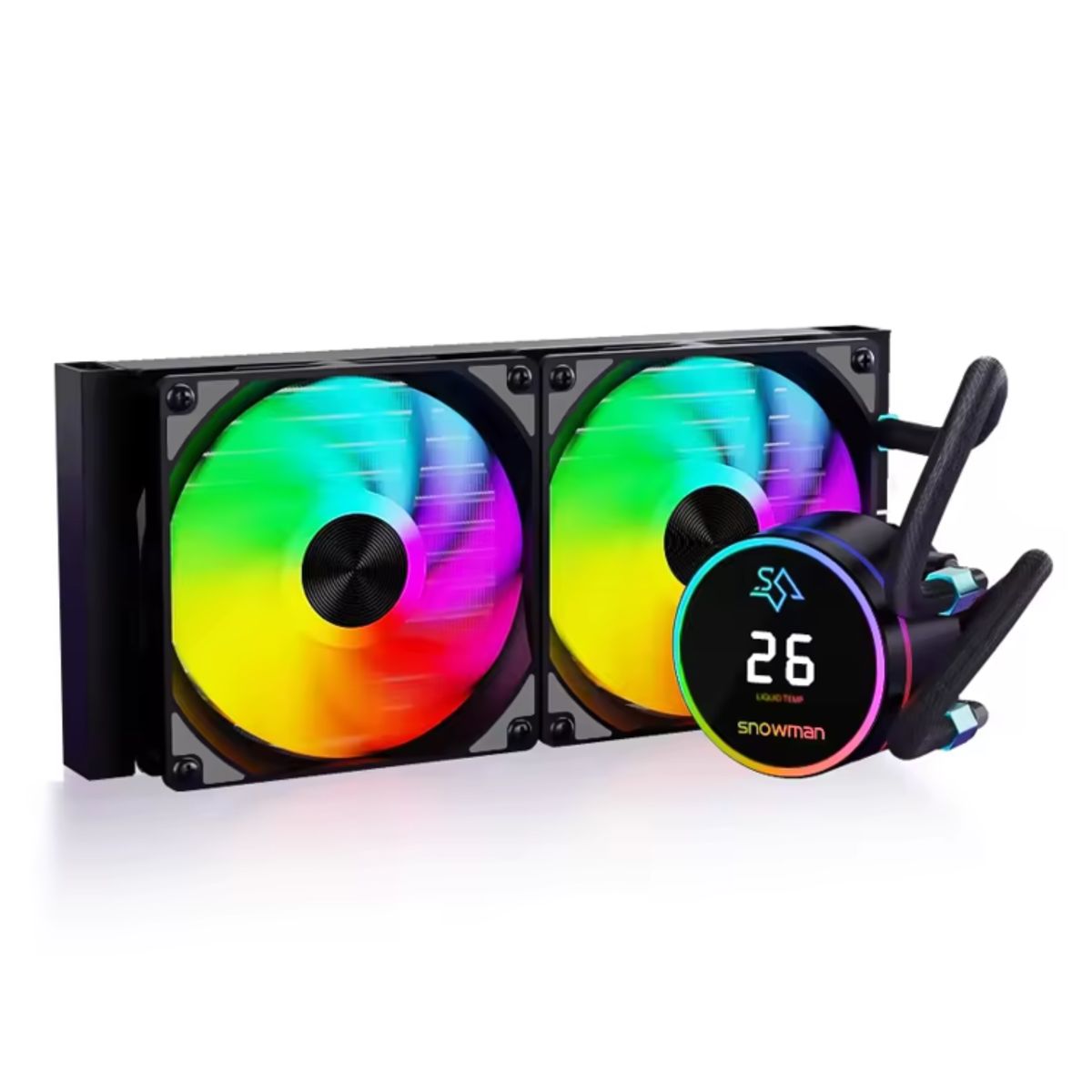 SNOWMAN - Sistema de enfriamiento Líquido para CPU TL 240MM BLACK