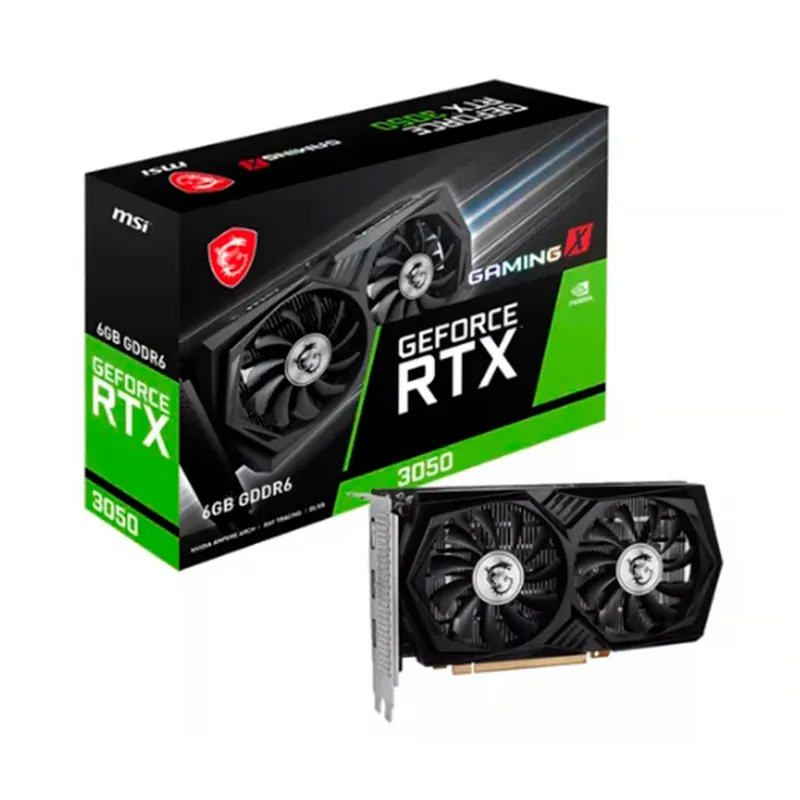 MSI - TARJETA DE VIDEO MSI GEFORCE RTX 3050 GAMING X 6G