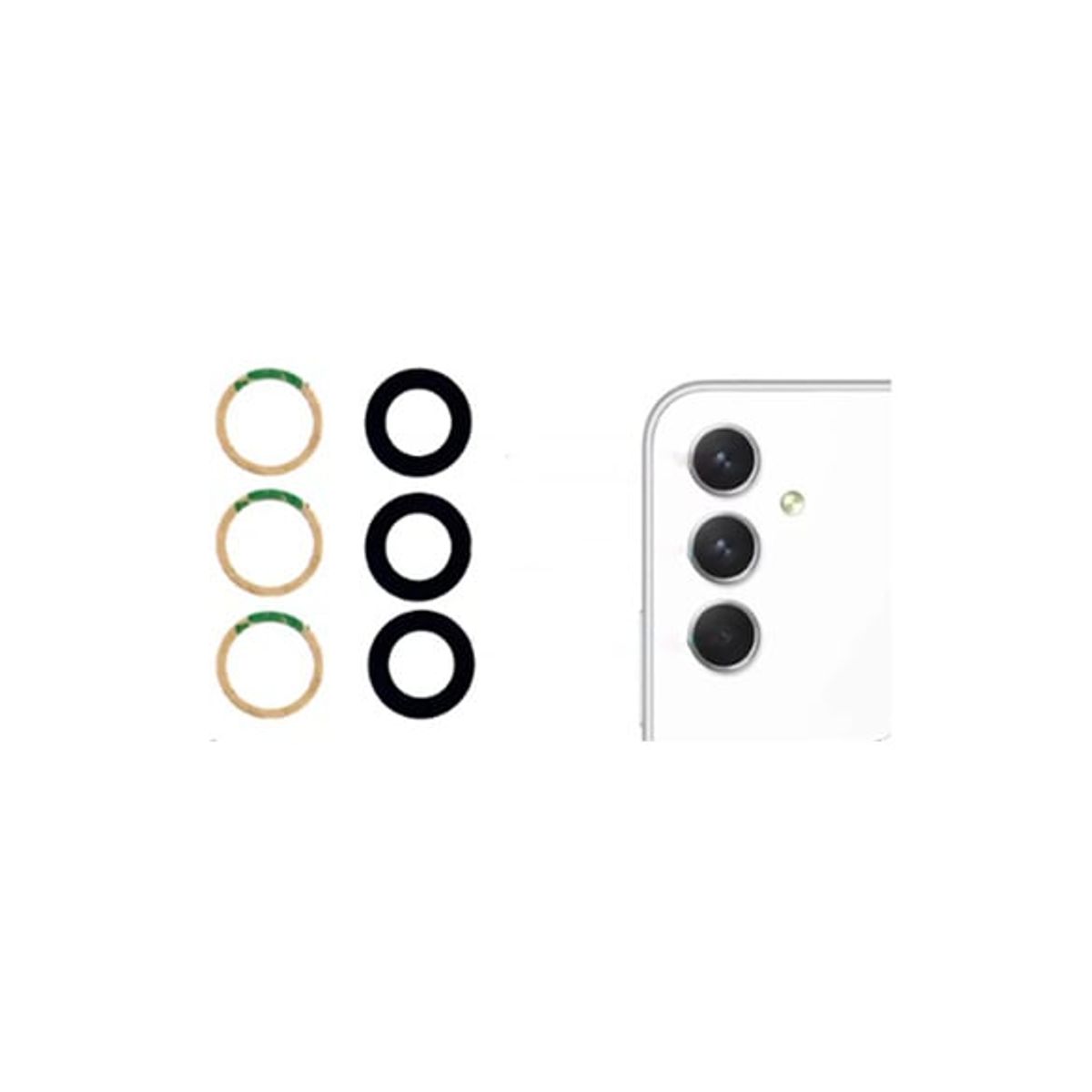 GENERICO - Repuesto lente Vidrio de cámara Samsung A35 5G