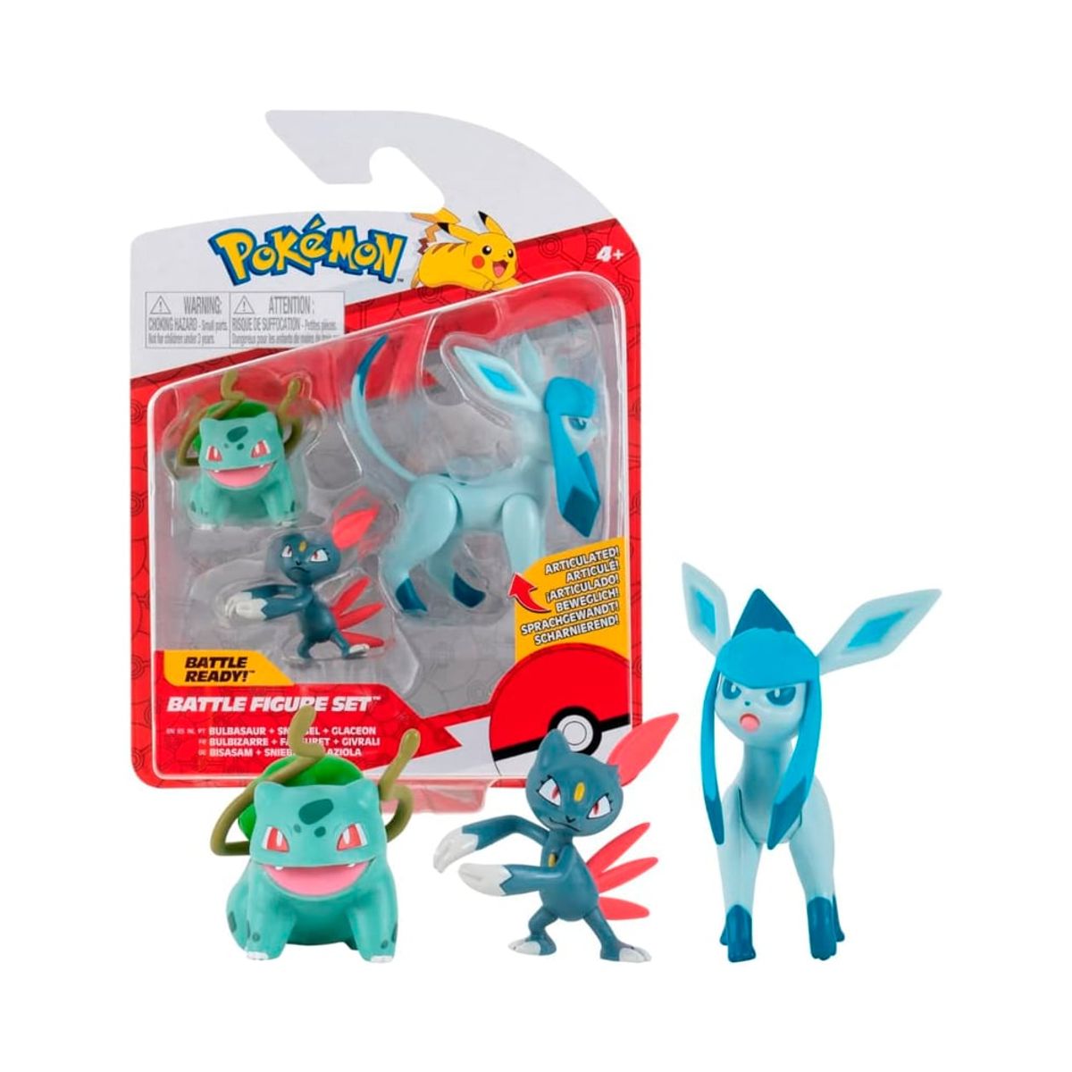 POKEMON - Pokemon Jazware Bulbasaur Glaceon Sneasel