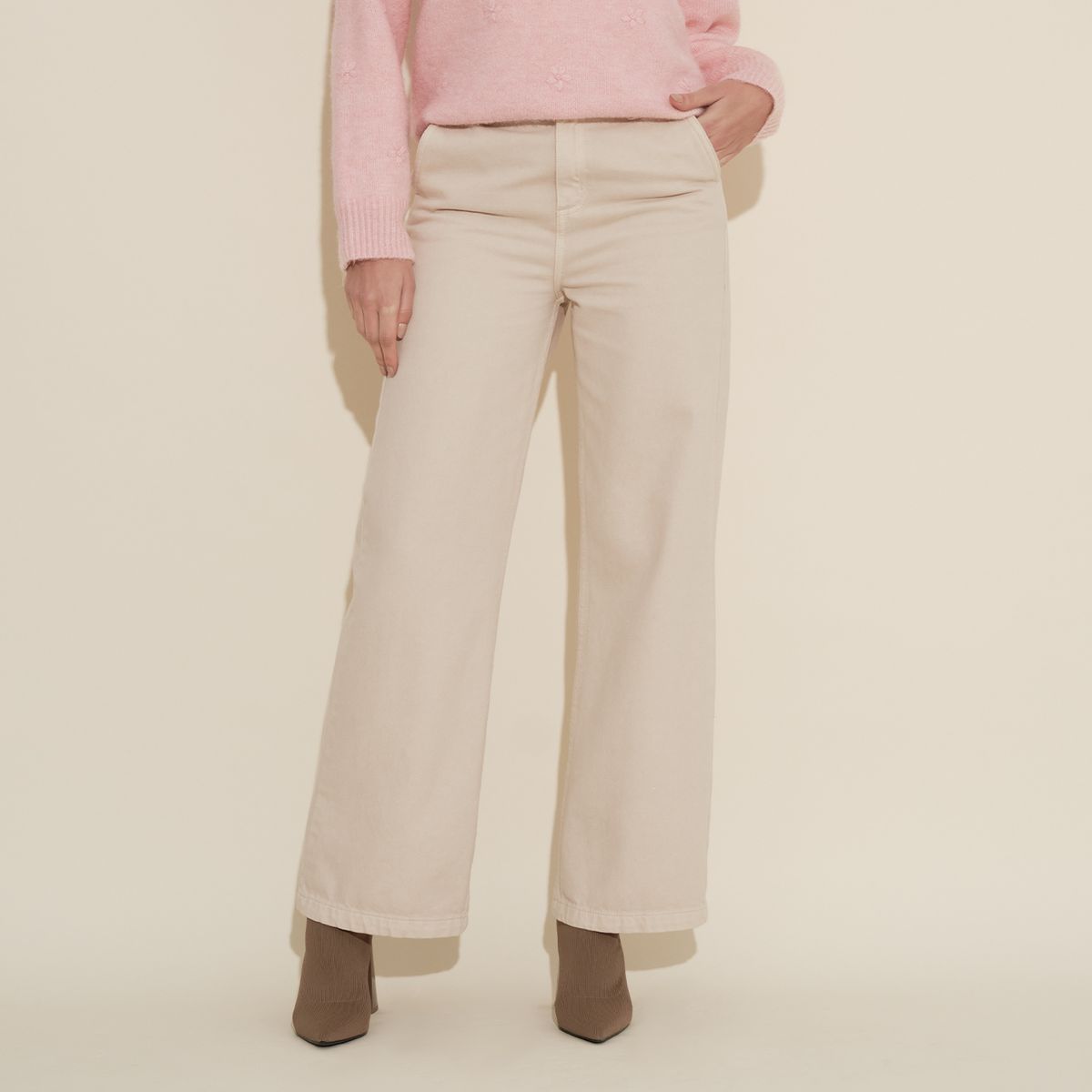 CAMILA VIALI - Camila Viali Pantalon Raven  Largo Para Mujer