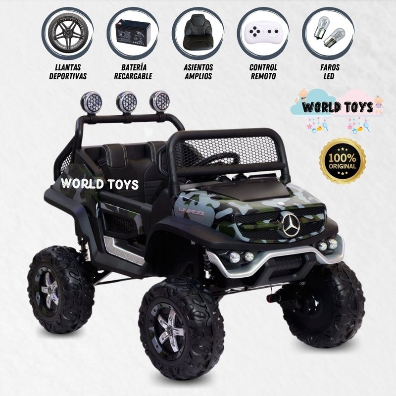MERCEDES BENZ - Carro a Batería 4 x 4 «OBELIX» Todo Terreno Camuflado