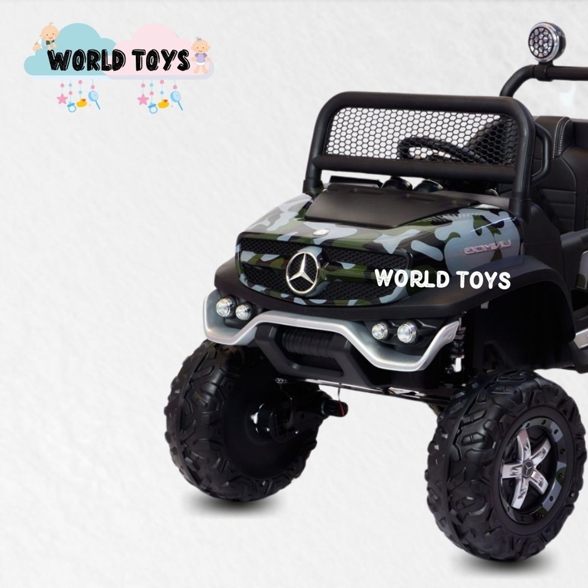MERCEDES BENZ - Carro a Batería 4 x 4 «OBELIX» Todo Terreno Camuflado