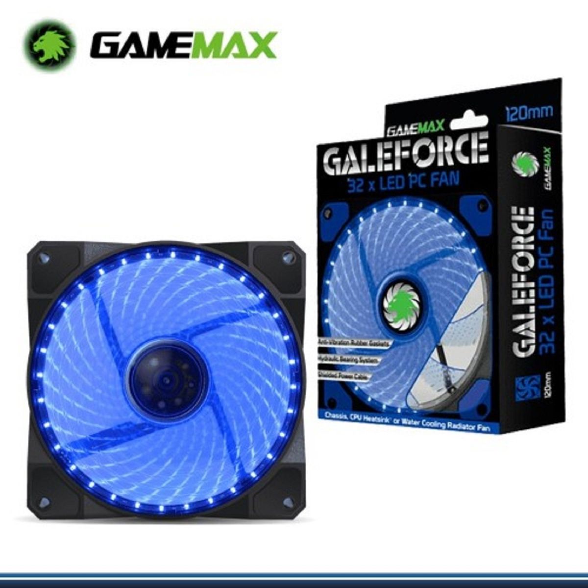 GAMEMAX - COOLER GAMEMAX PARA CASE GALEFORCE GMX-G12BLUE GAMER