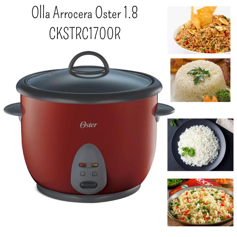 OSTER - Olla Arrocera Oster 1.8 Lt CKSTRC1700R - ROJO