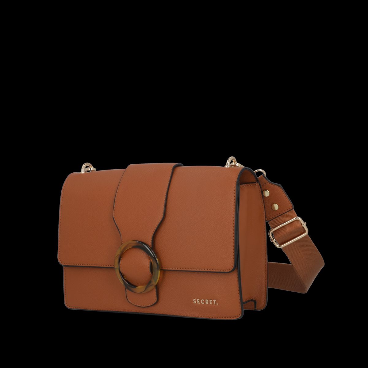 SECRET - Cartera Gracia Mediana Medium Brown