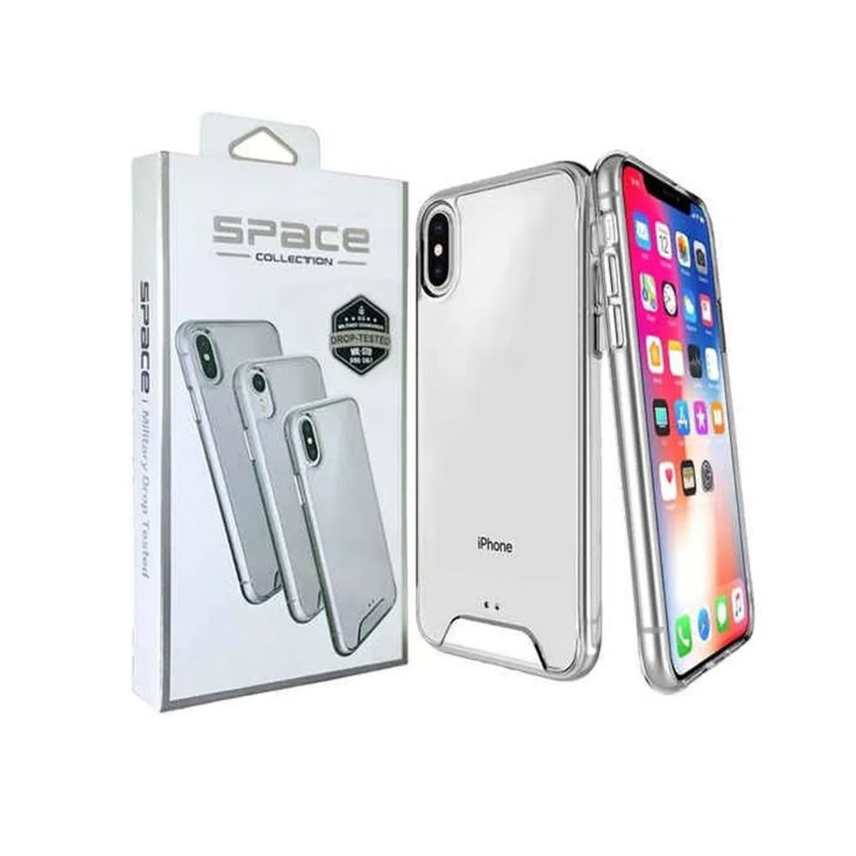 SPACE - CASE SPACE TRANSPARENTE PARA IPHONE XR