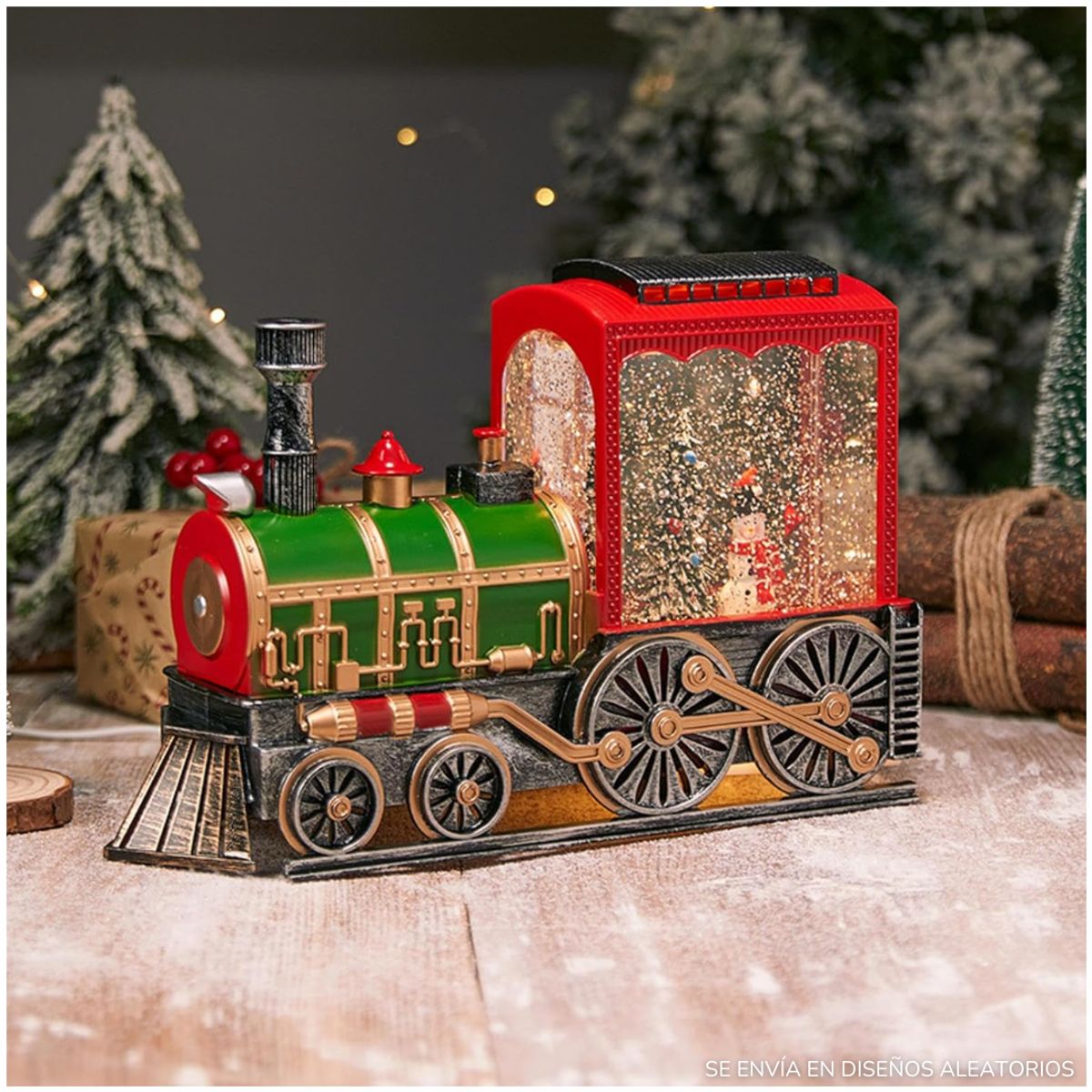 GENERICO - Lampara Adorno navideño Tren Navideño