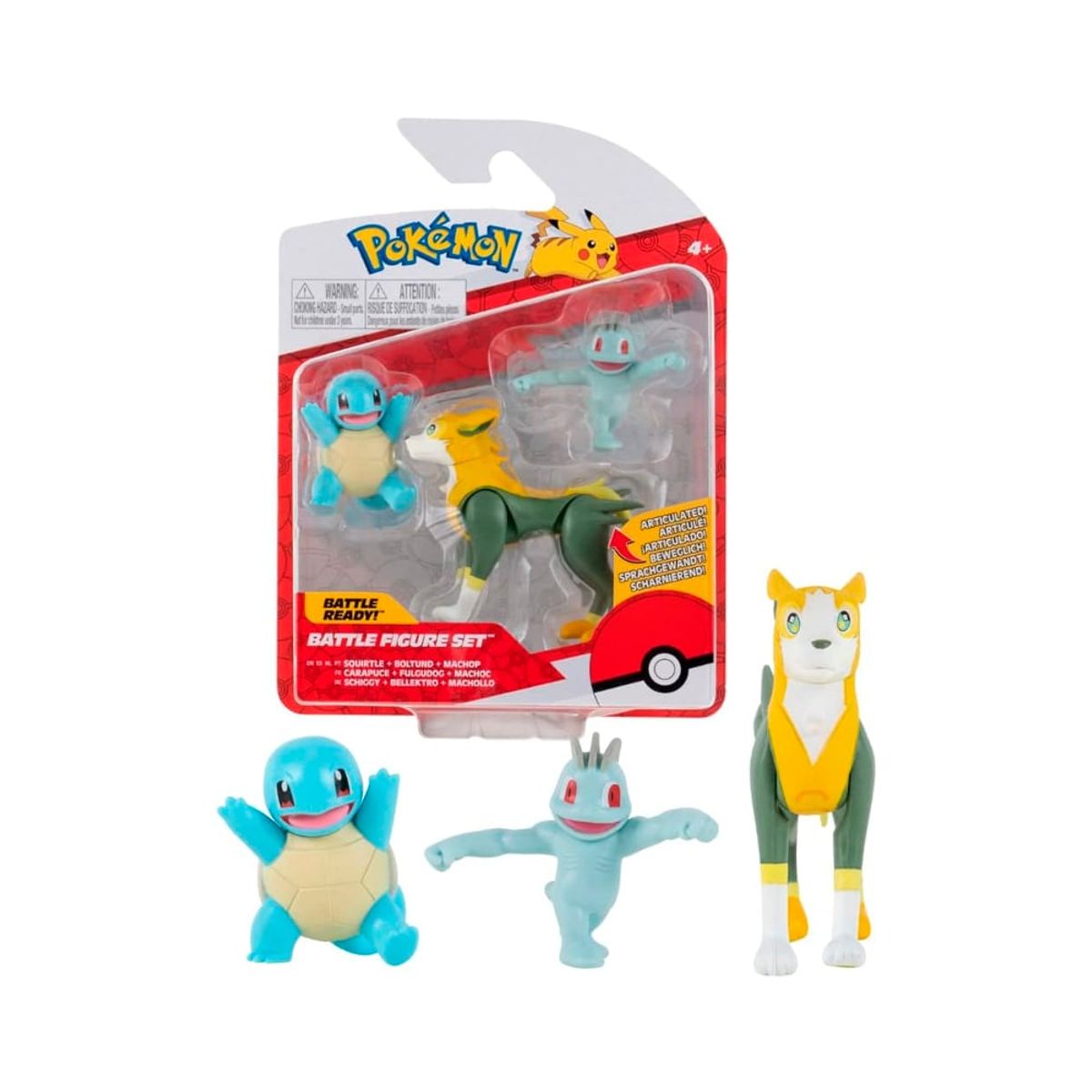 POKEMON - Pokemon Jazware Squirtle Boltund Machop