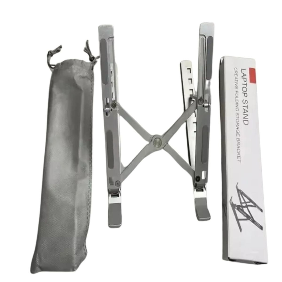 GENERICO - Soporte Laptop Aluminio multifuncional plegable