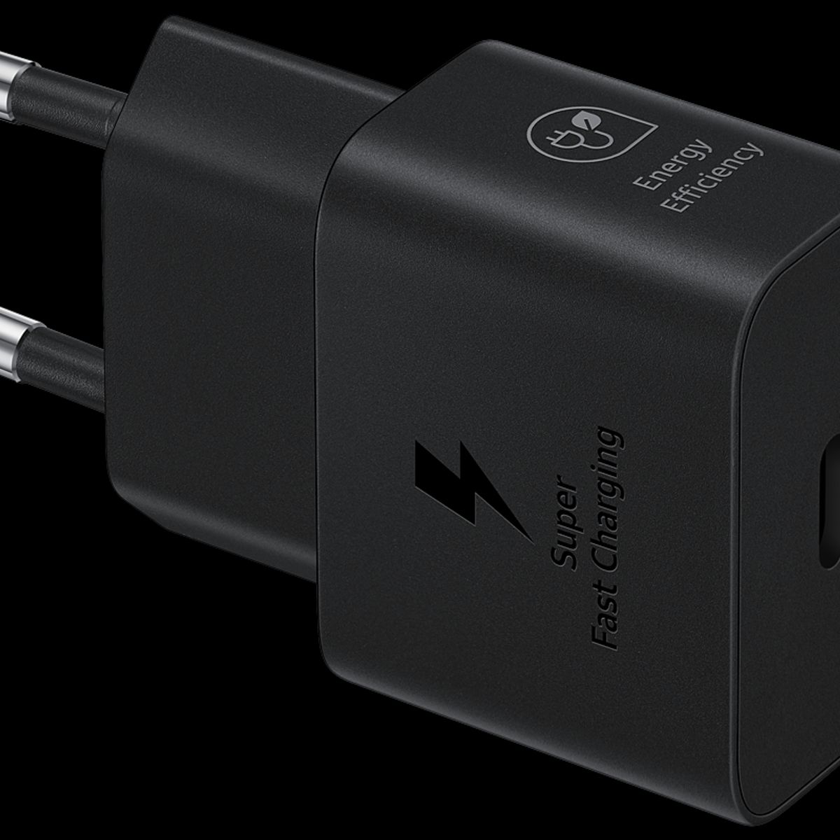 SAMSUNG - Cargador Samsung De Carga Rápida 25W Con Cable Negro