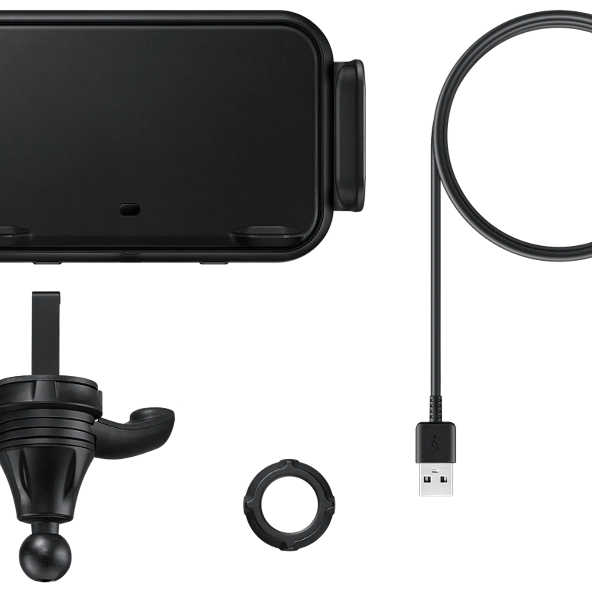 SAMSUNG - Cargador Inalámbrico Para Carro Samsung 9V Negro