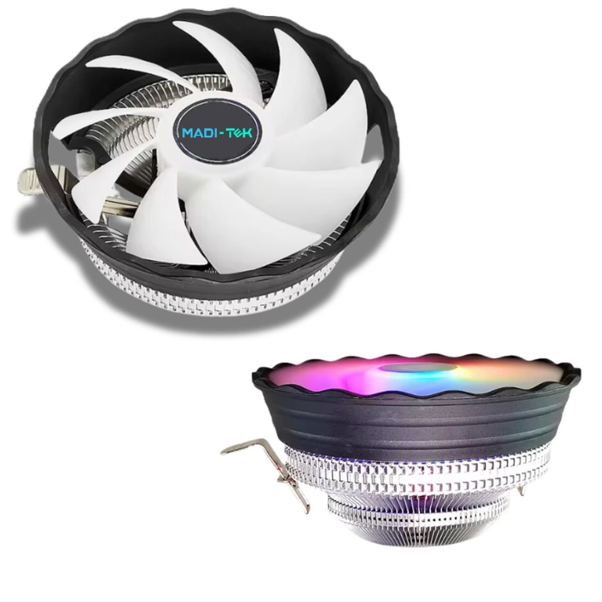 MADI TEK - Fan Cooler MADI-TEK M120-RGB para procesador Intel LGA 1200