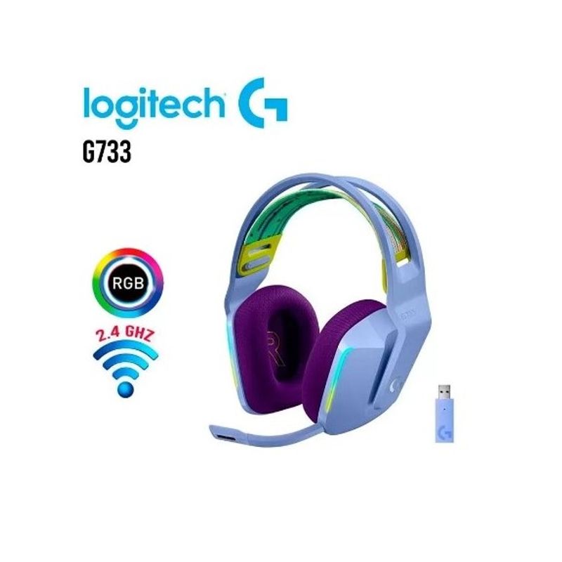 LOGITECH - Audífono Logitech G733 Ligthspeed- lila