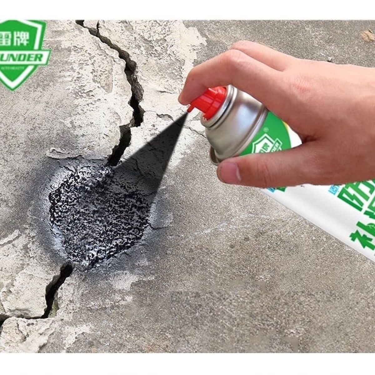 GENERICO - Sellador Caucho en spray de Grietas de Poliuretano Relleno Cemento