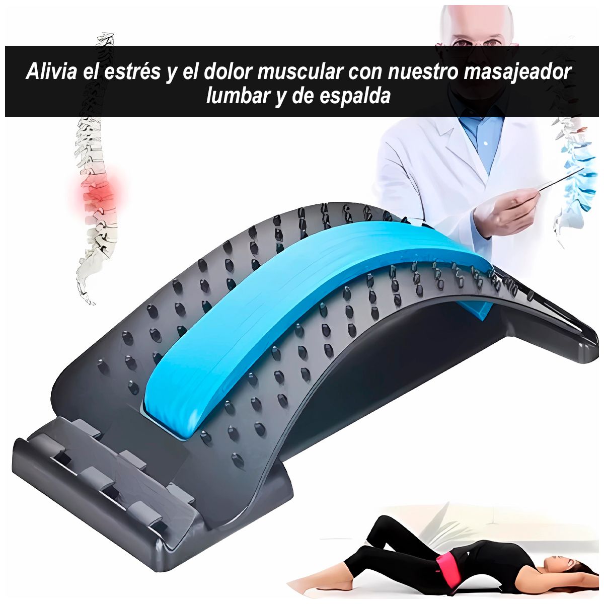 GENERICO - Masajeador Lumbar y Espalda