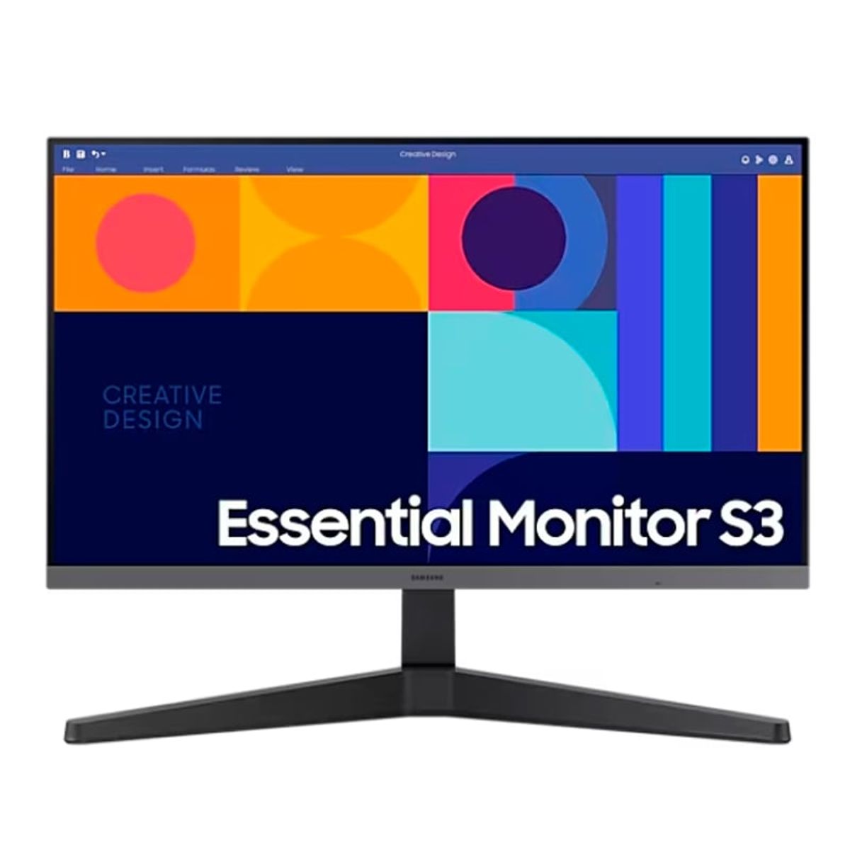 SAMSUNG - MONITOR ESSENTIAL S3 SAMSUNG 24 FHD IPS LS24C330GAL 100Hz HDMI DP
