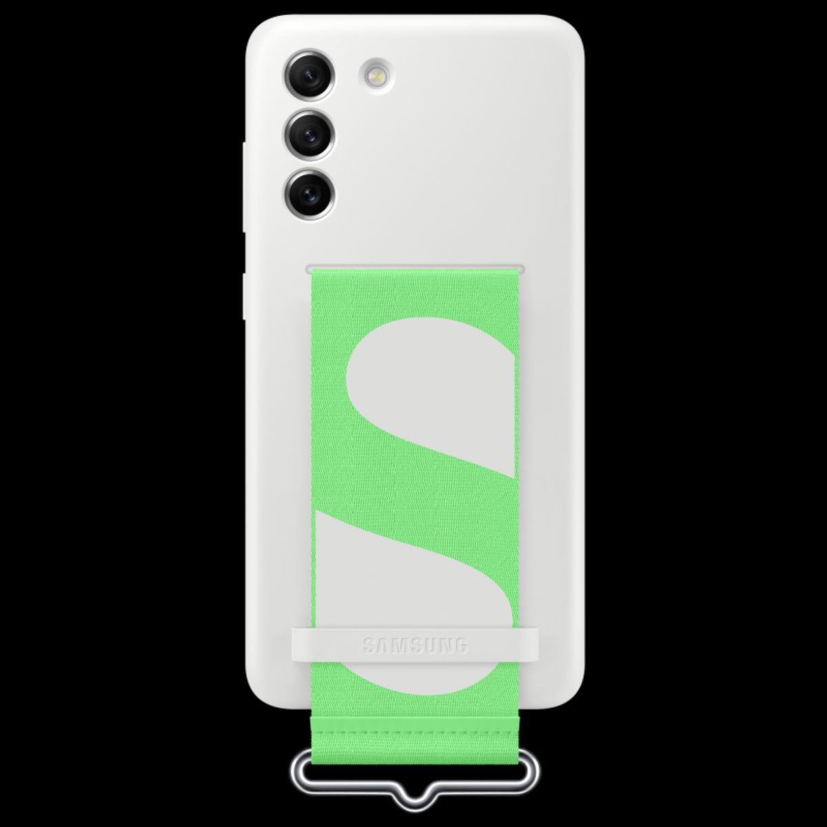 SAMSUNG - Cover Samsung Para Galaxy S21 Fe Silicone With Strap White