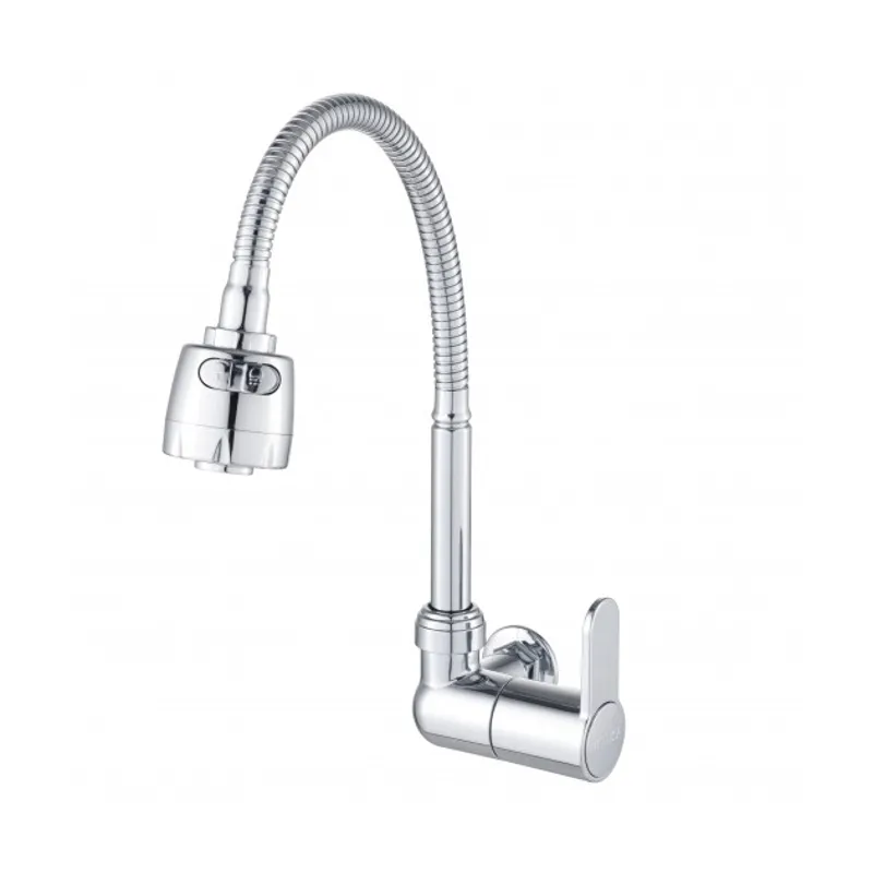 METUSA - Llave Ganso Para Cocina Pico Flexible ABS Cromado