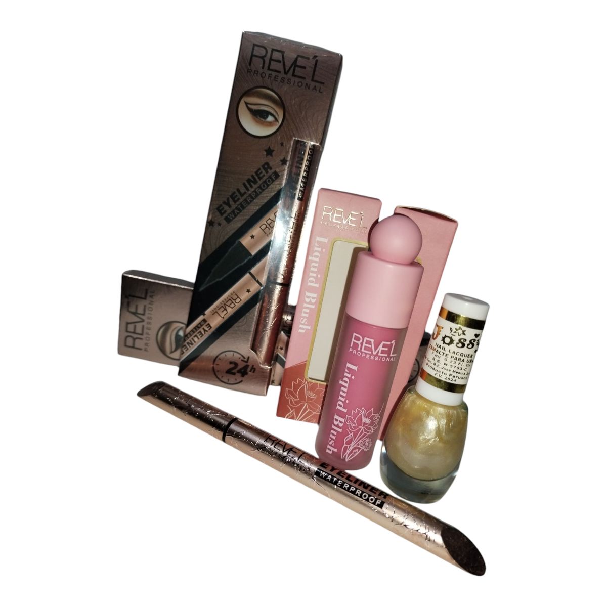 GENERICO - Rubor líquido más delineador esmalte regalo