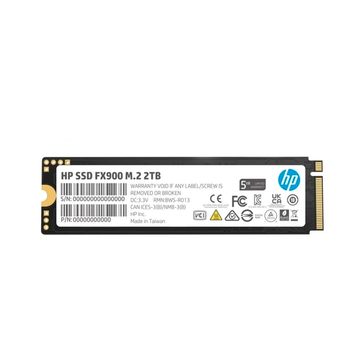 HP - SSD HP FX900 PRO 2TB M.2 2280 PCIe Gen4 x4 NVMe 1.4 P/N: 4A3U1AA#