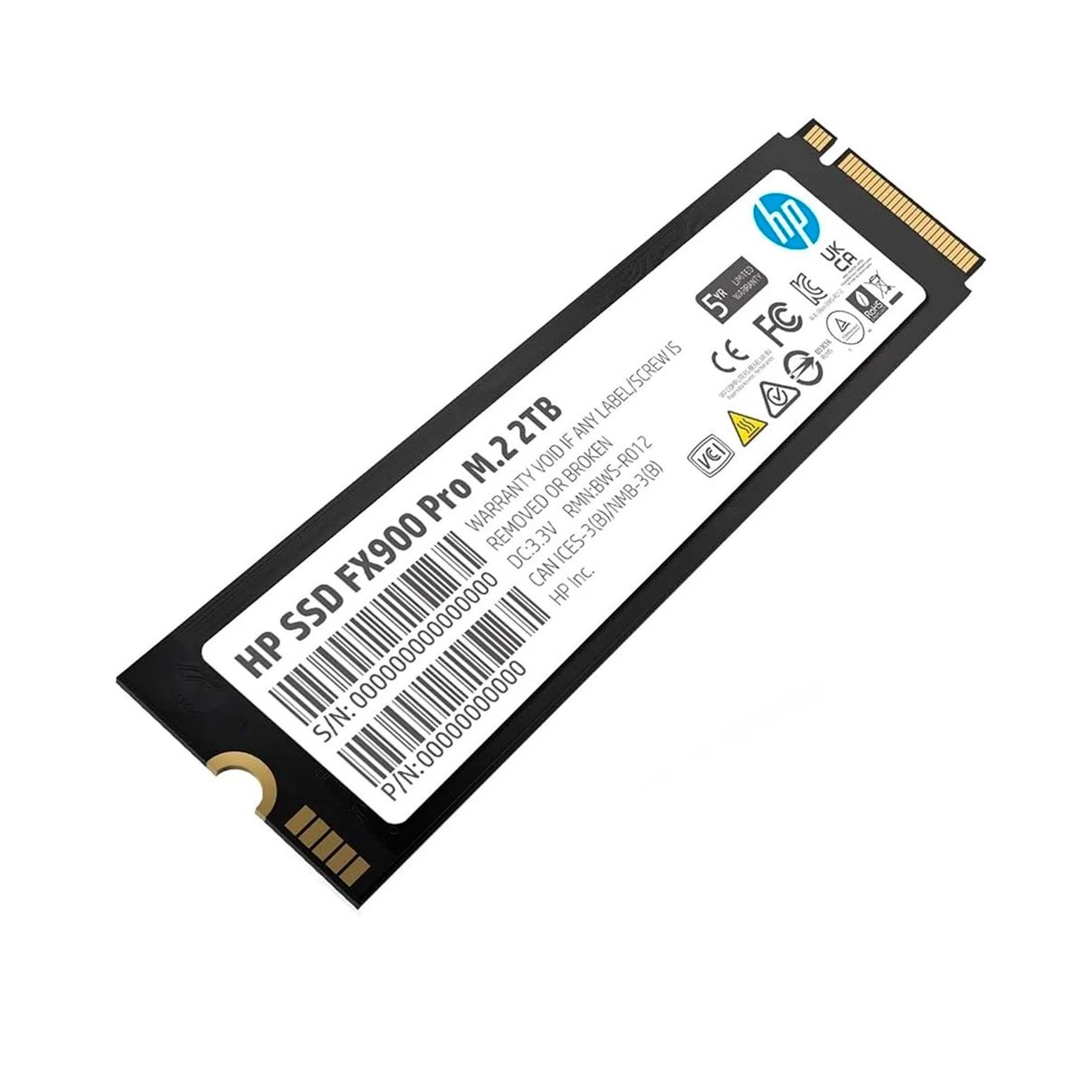 HP - SSD HP FX900 PRO 2TB M.2 2280 PCIe Gen4 x4 NVMe 1.4 P/N: 4A3U1AA#