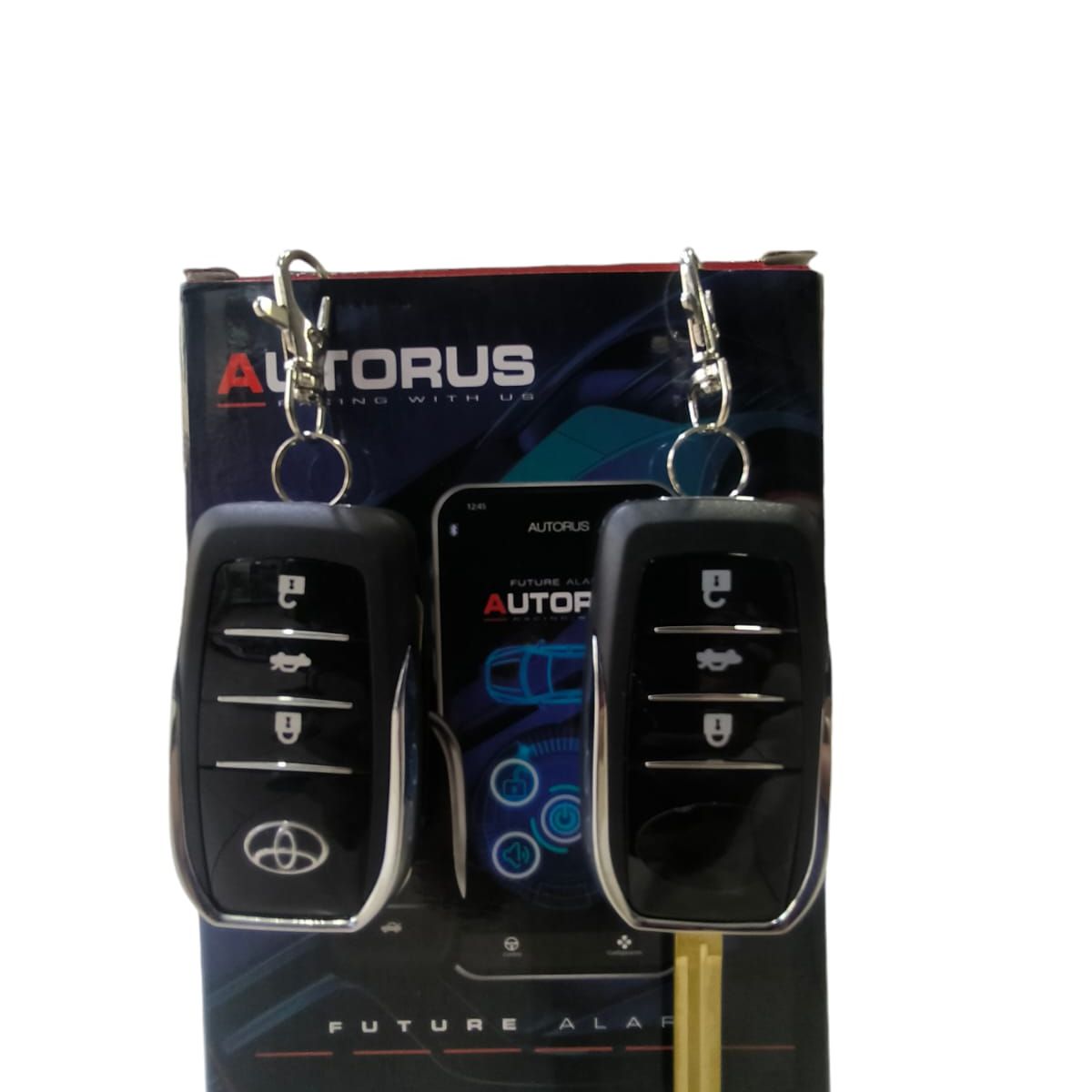 GENERICO - Alarma Con Llave Flip Toyota Con Aplicativo Bluetooth