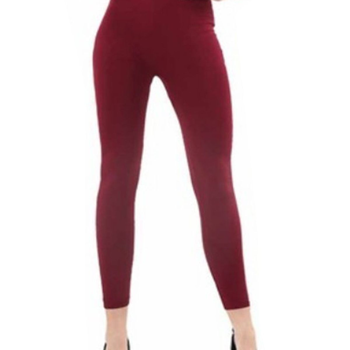 GENERICO - Pantalón leggins dama color Burdeo