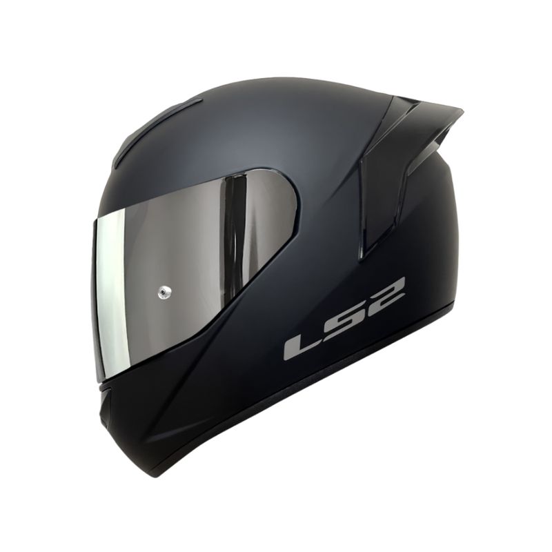 LS2 - CASCO LS2 NS352 EDICIÓN ESPECIAL NEGRO MATE SILVER TALLA ¨L¨