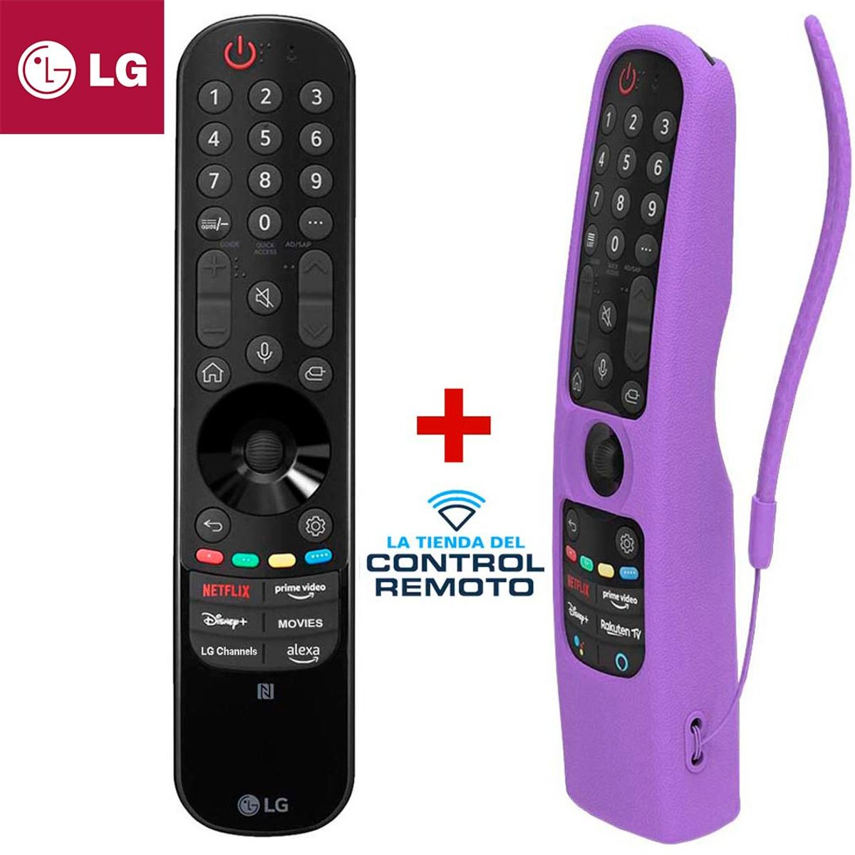 LG - Magic Control LG Mr24 + Funda Morado