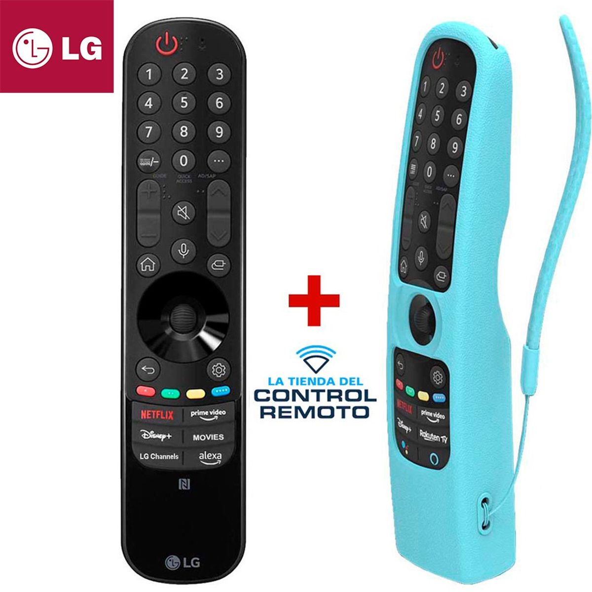 LG - Magic Control LG Mr24 + Funda Celeste forescente