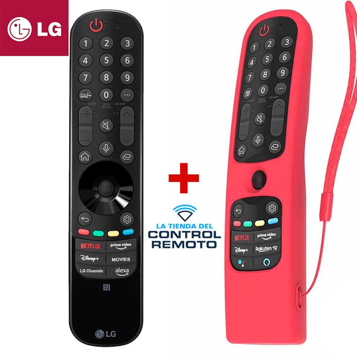 LG - Magic Control LG Mr24 + Funda Rojo