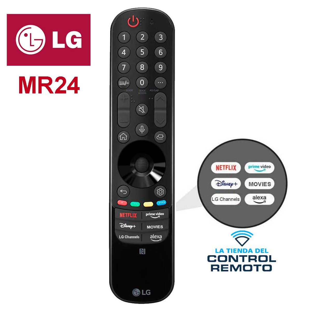 LG - Magic Control LG Mr24 + Funda Rojo