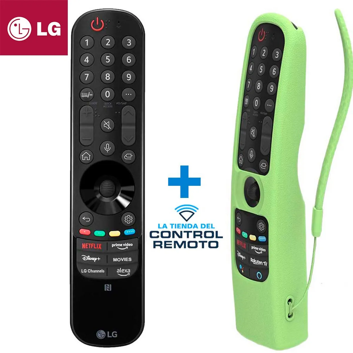 LG - Magic Control LG Mr24 + Funda Verde forescente