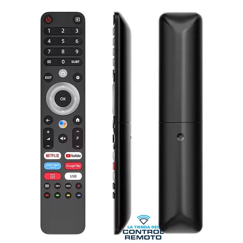 GENERICO - Control Remoto RM-C3365 para Tv Jvc Google tv Smart 4k Con Voz