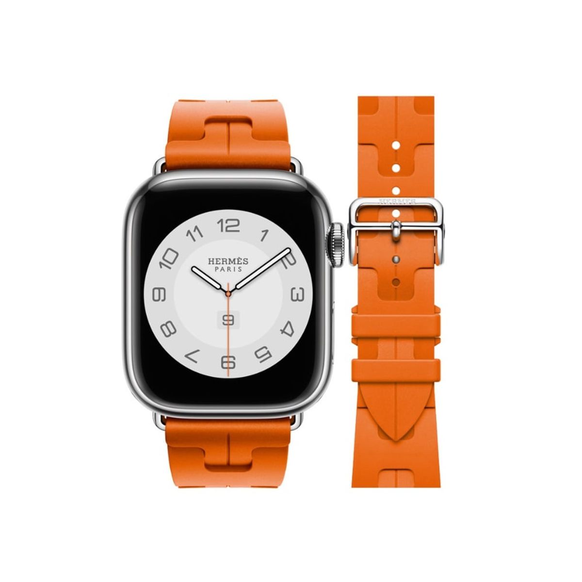 GENERICO - Correa Para Applewatch Y Watch Hermès 38-40-41mm Naranja