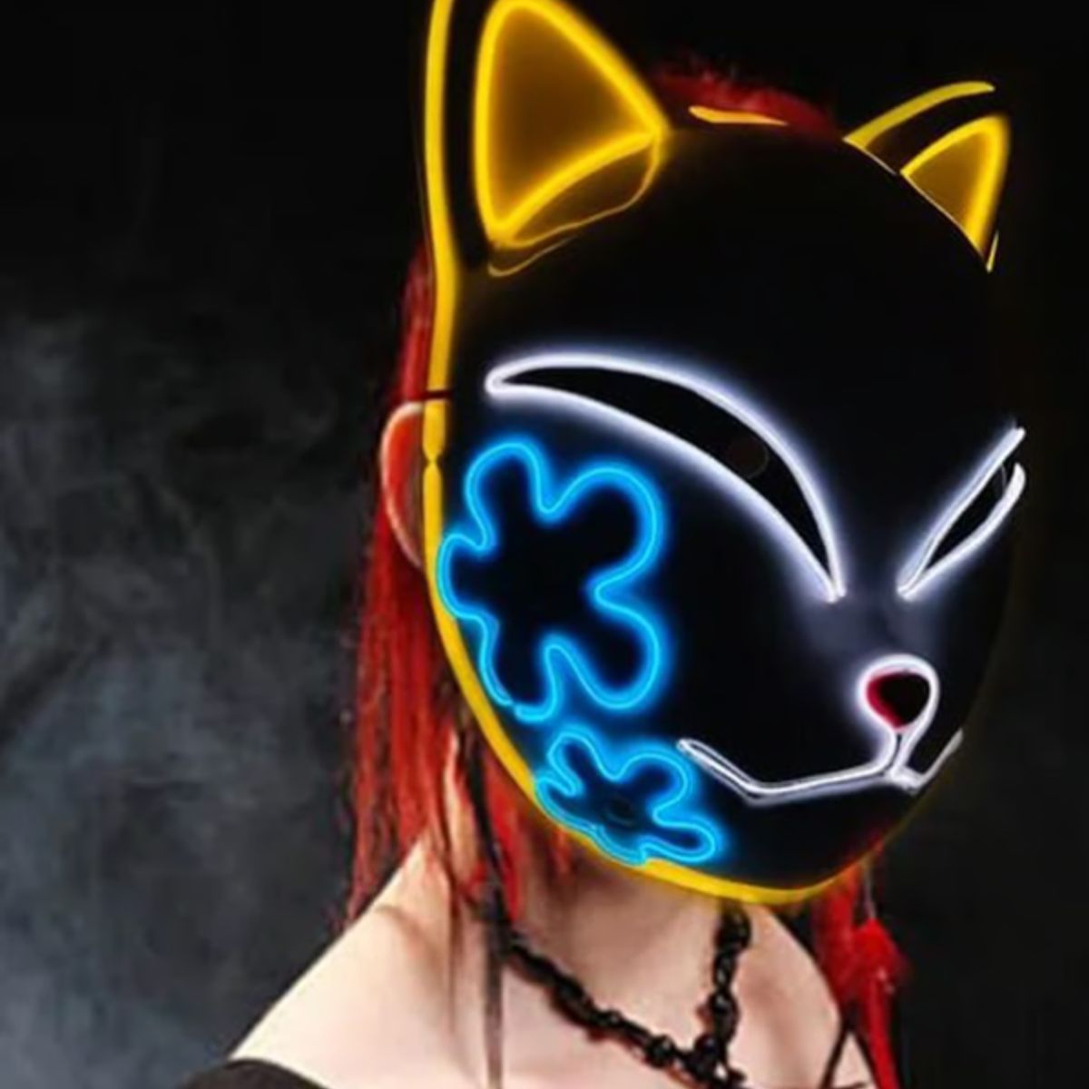 GENERICO - Máscara para Halloween Máscara de Gato