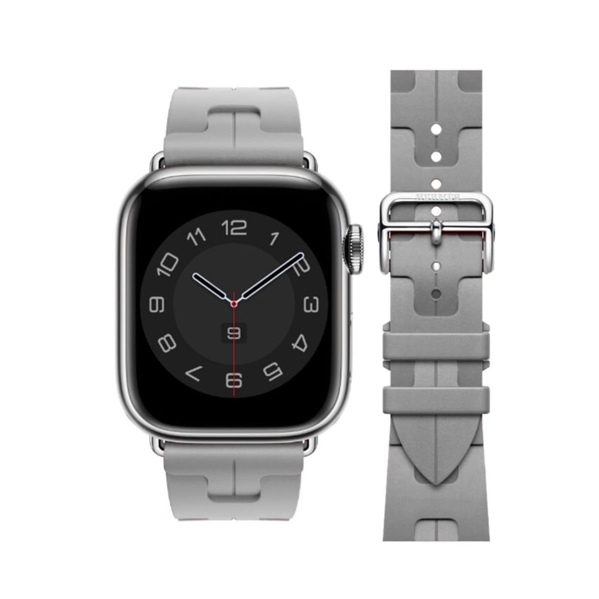 GENERICO - Correa Para Applewatch Y Watch Hermès 42-44-45-49mm Gris