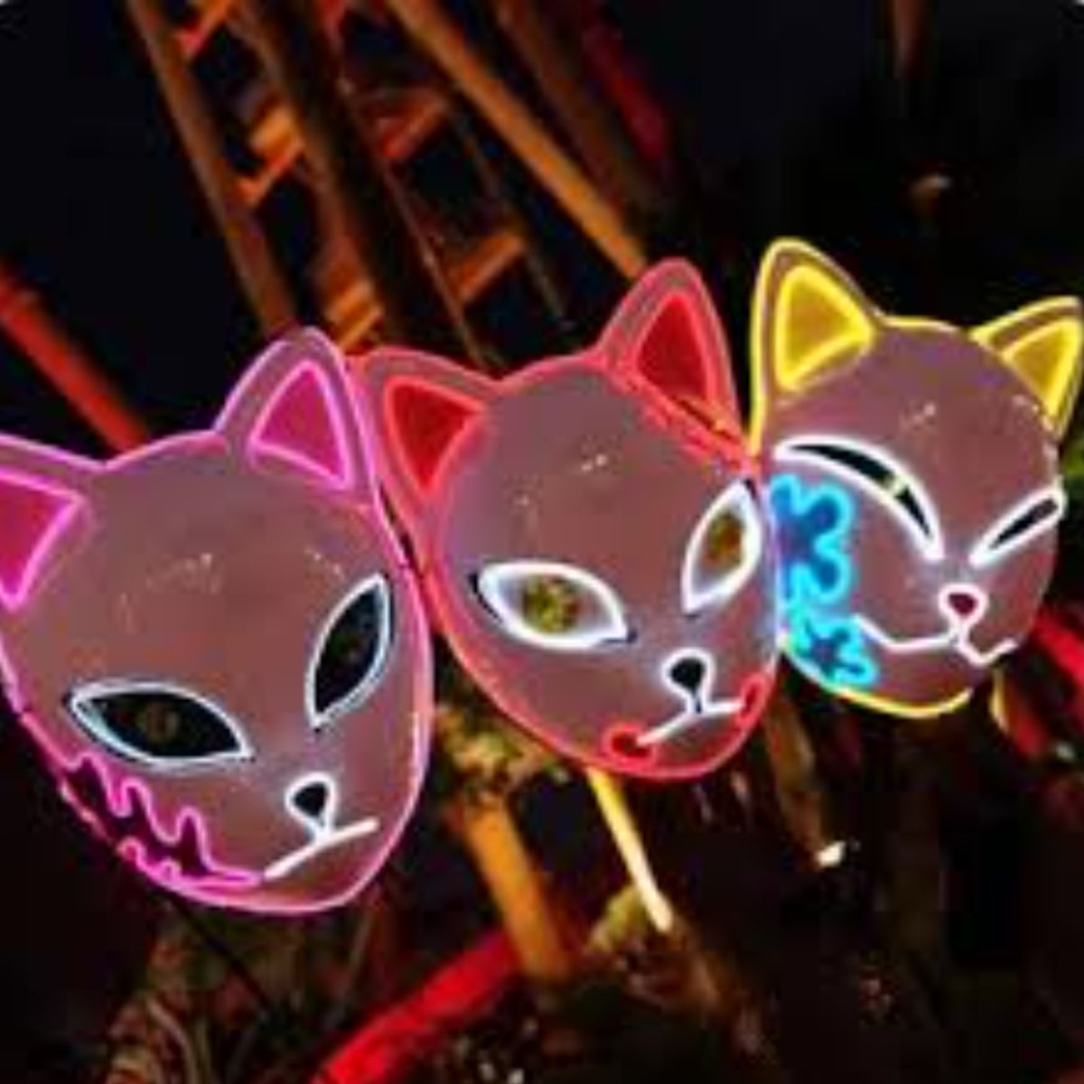 GENERICO - Máscara para Halloween Máscara de Gato