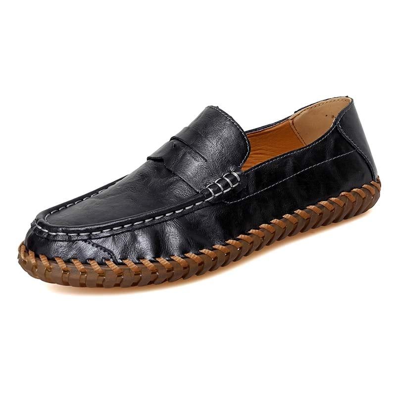 SHANDIAN - Zapato Formal Hombre Cuero Negro