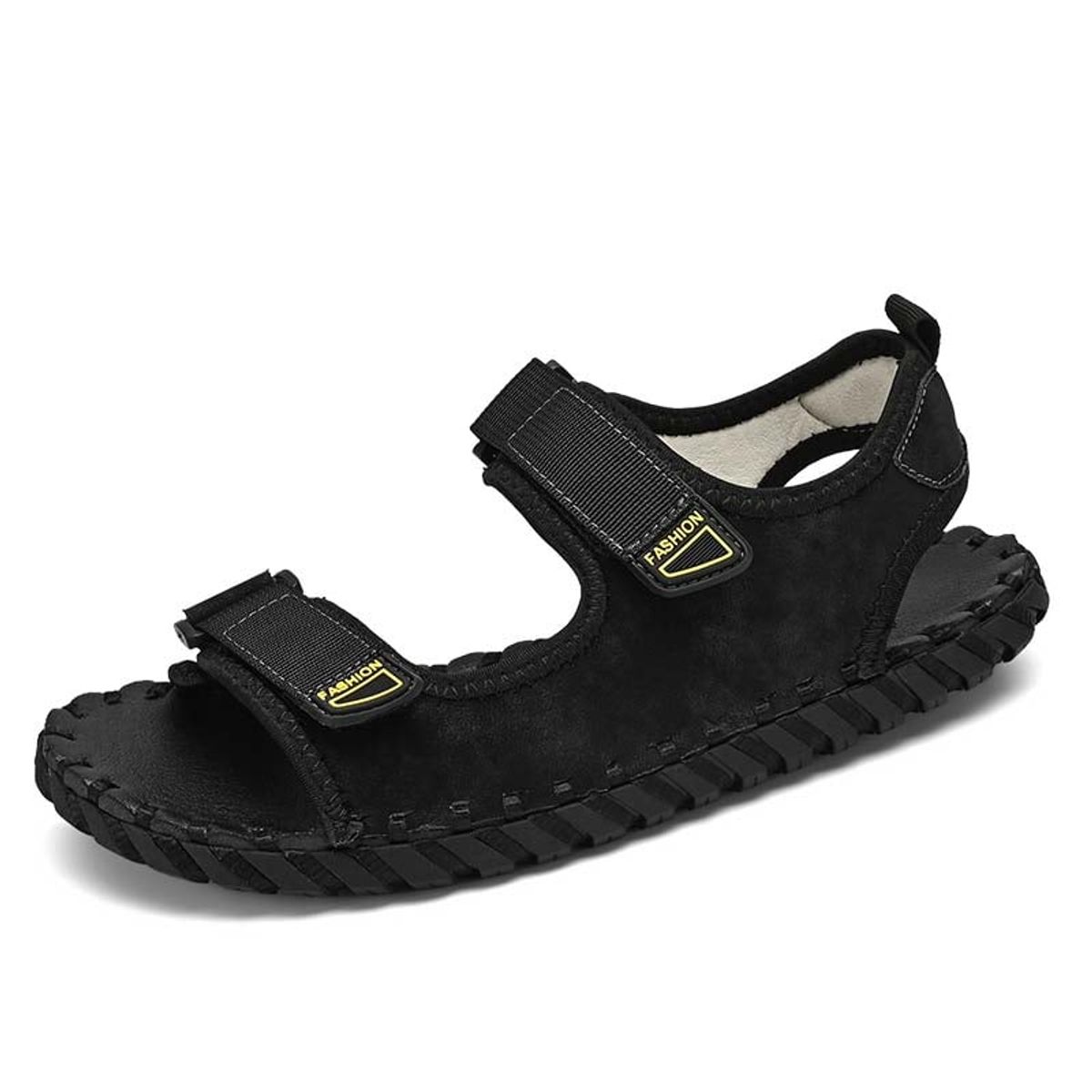 SHANDIAN - Sandalias Dedo Abierto Pantuflas Hombre Blanco