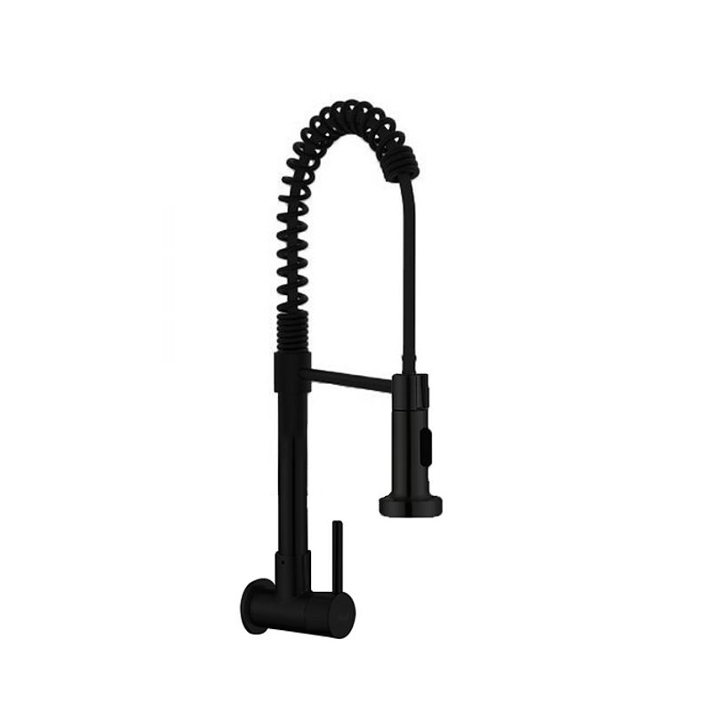 XM - LLAVE DE COCINA RESORTE NEGRO PARED LC304-201401