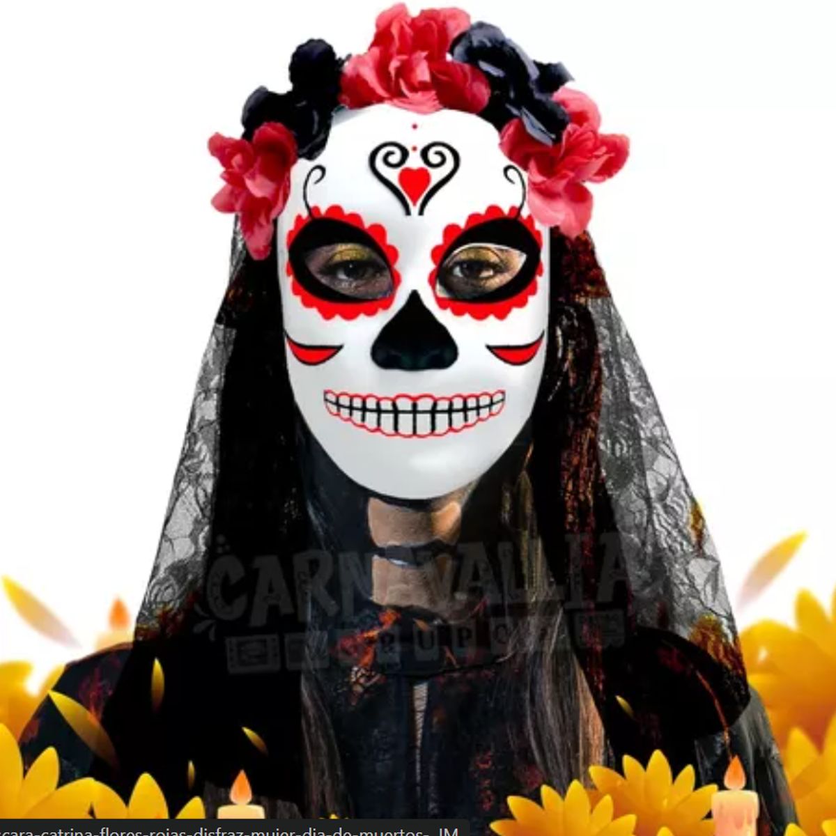 GENERICO - Máscara La Catrina - Halloween