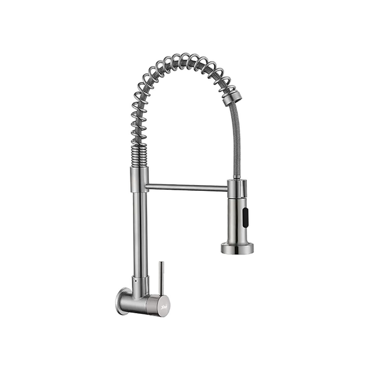 XM - LLAVE DE COCINA RESORTE SATINADO PARED LC304-2014 P1