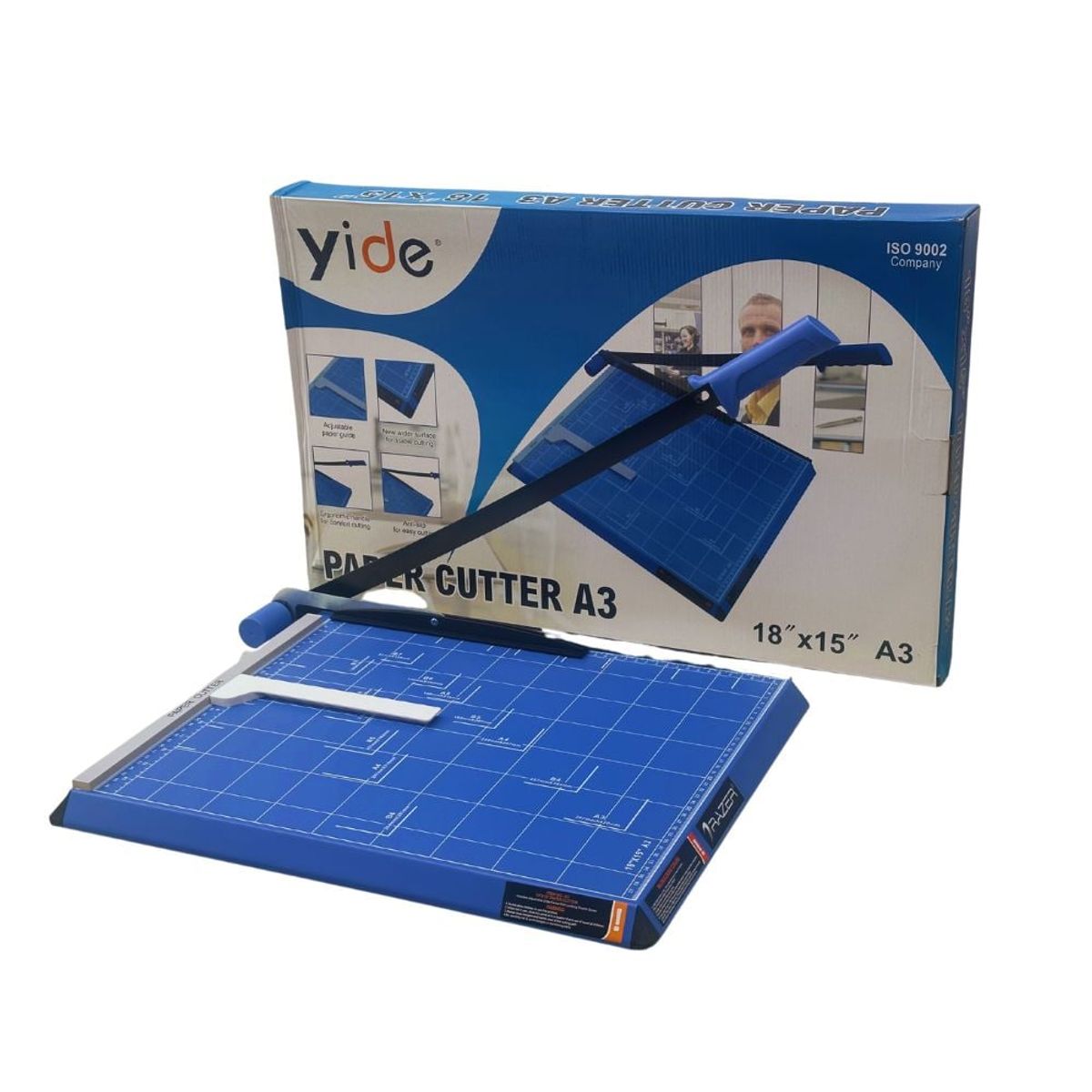 RAZER - Guillotina A3 Razer-Yide color azul 10 hojas