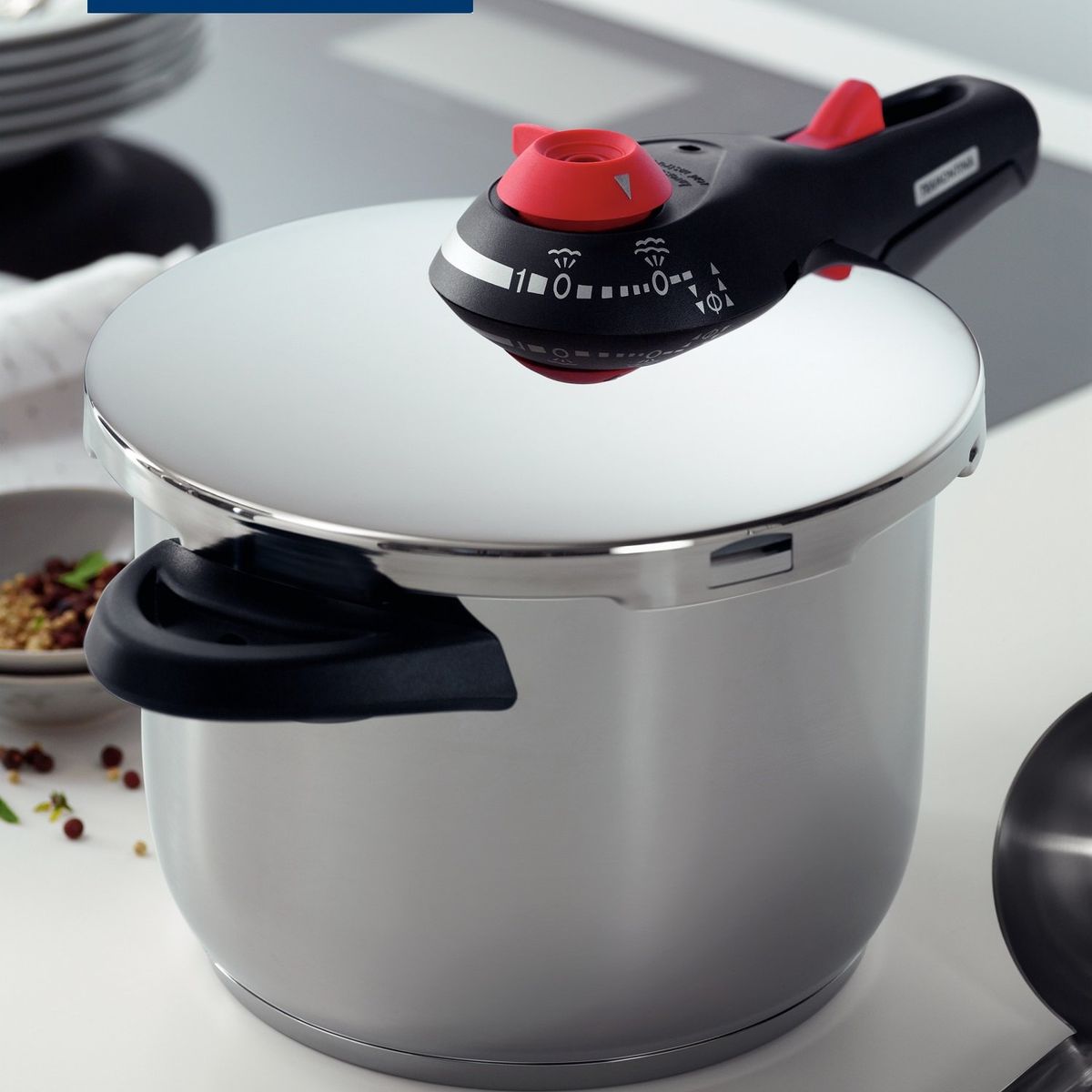 TRAMONTINA - Olla a presion TRAMONTINA ACERO INOXIDABLE