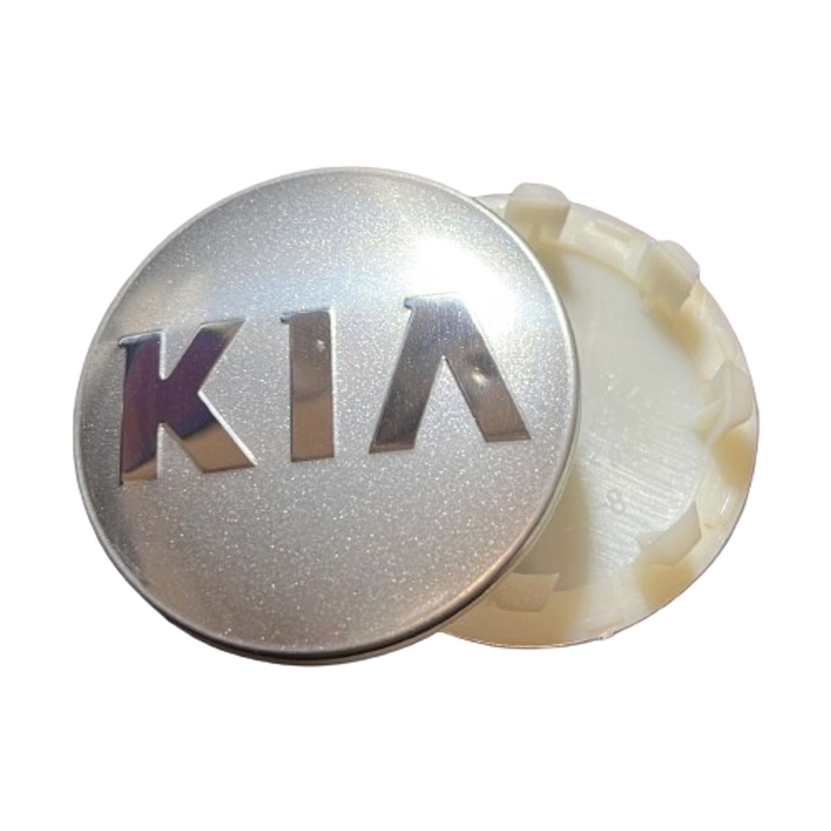 GENERICO - Tapa Central compatible con Aro Kia 58mm (juego 4 Unidades)