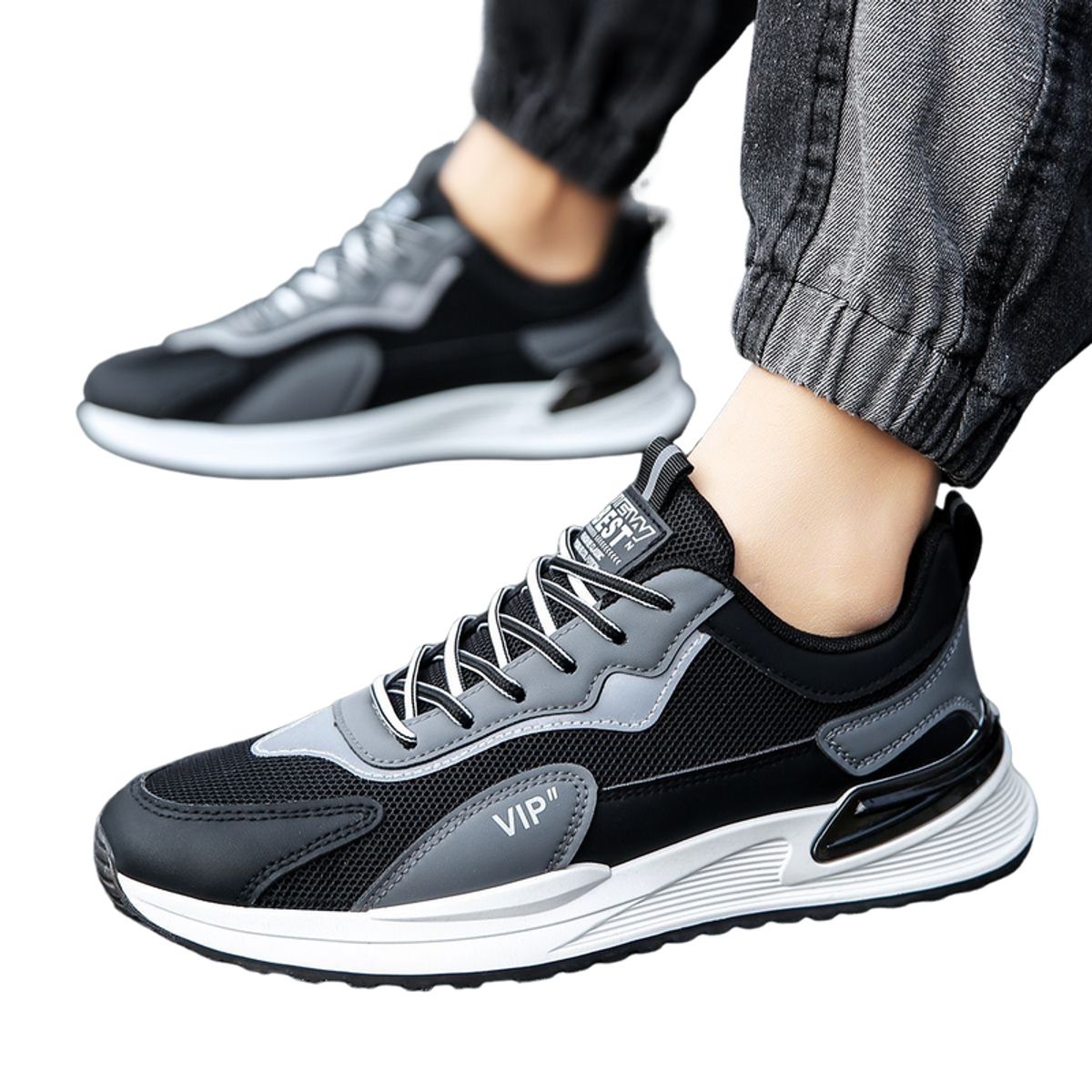 BLWOENS - Zapatos deportivas para hombres Zapatillas - Negro