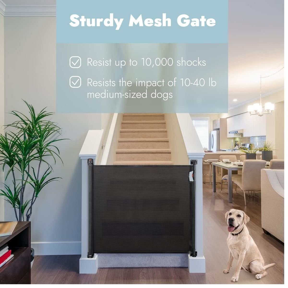 OEM - Puerta de Seguridad para Bebes Retráctil